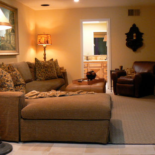 Mediterranean home cinema in San Luis Obispo.