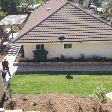 La Mesa Back Yard Lawn Area