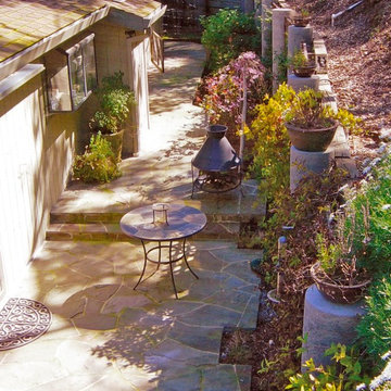 Stone Private Patio, Low-Maintenance ethic.
