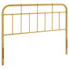 Alessia King Metal Headboard, Gold