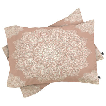 Deny Designs Monika Strigel Serendipity Rose Pillow Shams, Queen
