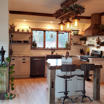 Country  Eclectic Kitchen