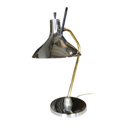 1950s Mid Century Anglepoise Chrome Desk Lamp by Prescolite - Desk Lamps
