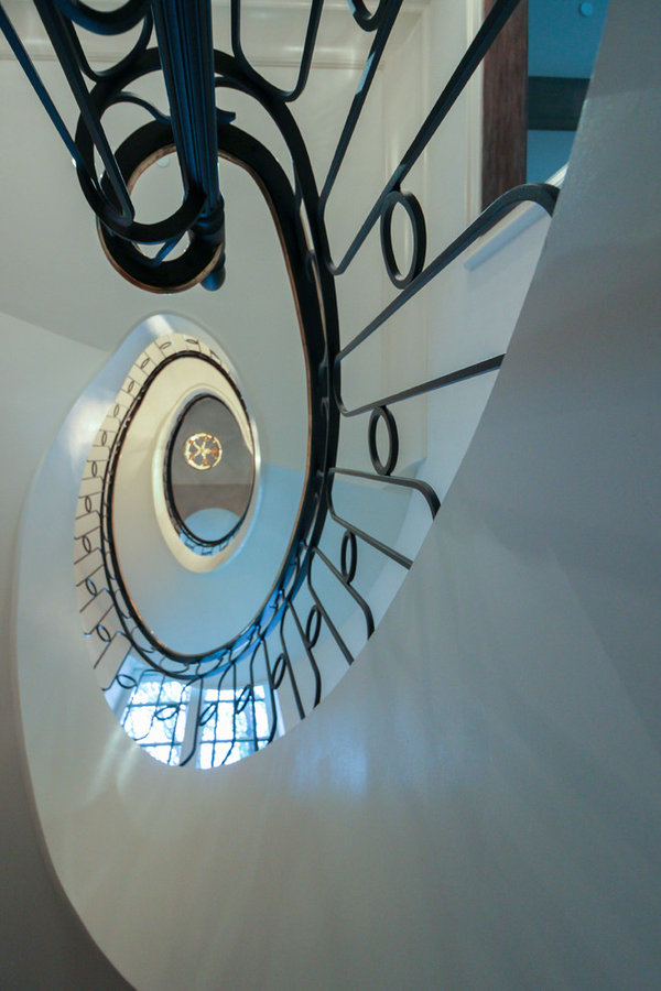 Sculptural/Elliptical Staircase Near Foreign Embassies in Wash. DC, 20008
