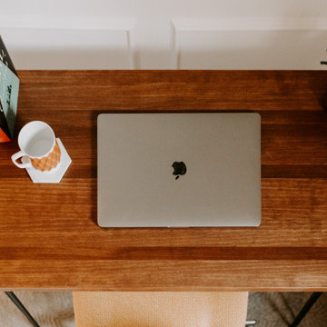 Butcher Block Computer Desk