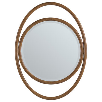Esca 28" Mirror, Mid-Century Walnut