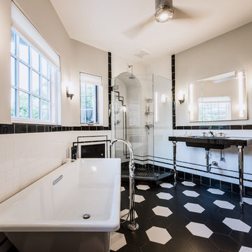 Art Deco Glamour Master Bathroom