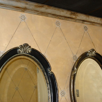 Bathrooms: Painted Luster Stone finish