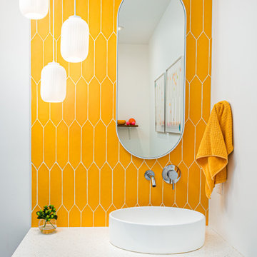 Pigment and Pattern: A New Build Midcentury Modern House