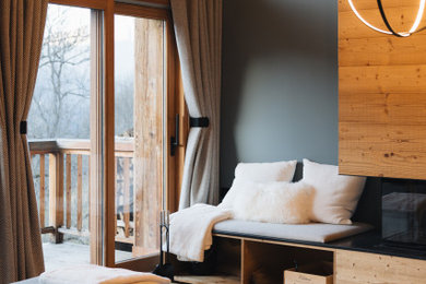 Réalisation d'une maison chalet.