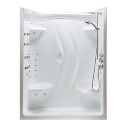 Maax Stamina 60 One Piece Shower Enclosure Without Roof Cap- - 101142 - Shower Stalls And Kits