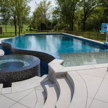 All Glass Tile Pool