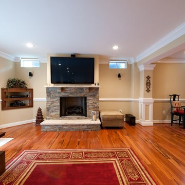 A Home in the Basement Adds Space for Family in Ashburn, Virginia