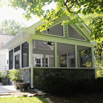 Best screened porch addition remodel in Maryland by Talon Construction Inc.