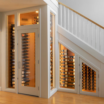 Under Stairs Wine Cellar