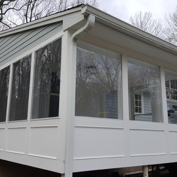 6 1/4" HardiePlank Cedarmill Light Mist, James Hardie Trim and Kleer PVC Trim
