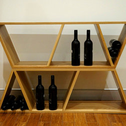 Honeycomb wine rack - Wine And Bar Cabinets