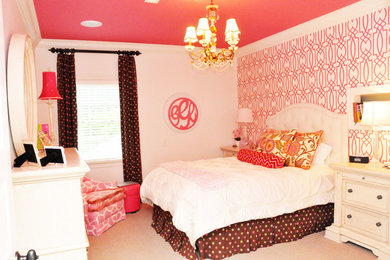 Hot Pink Teenage Girl Bedroom