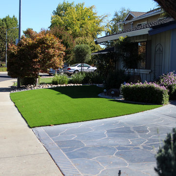Artificial grass installation in Pleasanton, CA 2