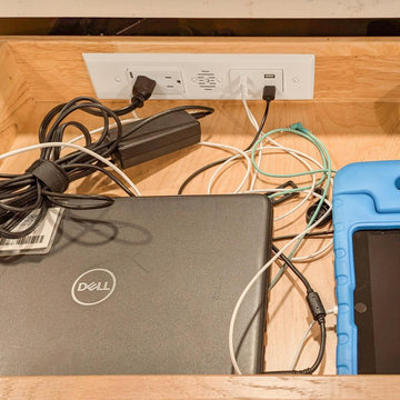 Kitchen In-Drawer Charging Outlets