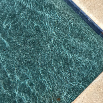 Raleigh swimming pool hardscape and landscape