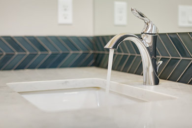 Inspiration for a modern bathroom remodel in Boise