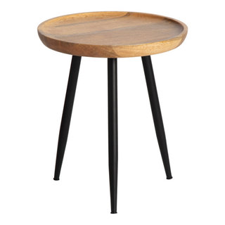 Chevery Small Tri Pin Side Table Midcentury Side Tables And End Tables by MH London Houzz
