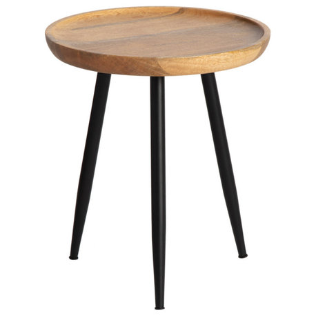 Chevery Small Tri Pin Side Table, Natural