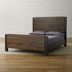 Crate&Barrel - Forsyth Queen Bed - Panel Beds