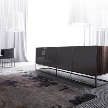 Selling: Pensami Sideboard, Candy Chair, Fiore Suspension Lamp, Pensami Table