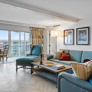 French Country Beachside Condominium Renovation | Boca Raton