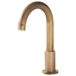 Fontana Showers - Fontana Antique Brass Touchless Commercial Motion Sensor Faucet - Fontana Antique Touchless Commercial Motion Sensor Faucet
