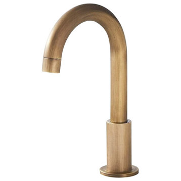 Fontana Antique Brass Touchless Commercial Motion Sensor Faucet
