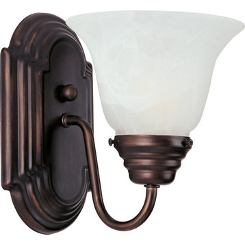 Essentials 1-Light Wall Sconce, Oil Rubbed Bronze, Marble