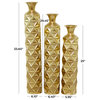 Glam Gold Metal Vase Set 562039