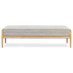Midcentury Upholstered Benches by Kardiel