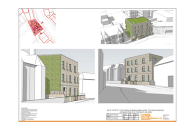 New Build Proposal - 2 x 2 bed & 1 x 3 bed Apartment