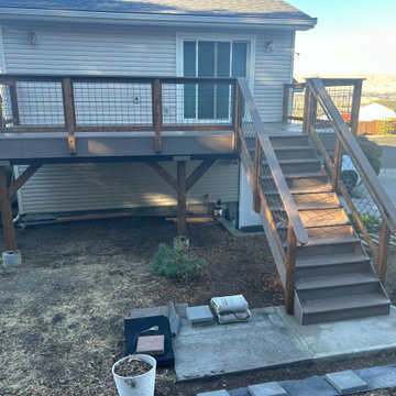 Deck and front entry