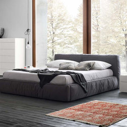 Twist Upholstered Platform Bed by Rossetto - $1,875.00 - Bedroom Furniture Sets