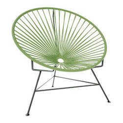 Sunburst Hoop Modern Lounge Chair-Green - Products