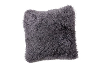 Mongolian Sheepskin Cushion