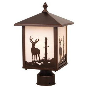 Vaxcel Bryce 8" Outdoor Post Light, Burnished Bronze