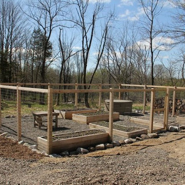 New Vegetable Garden in Spring