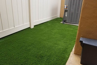 Artificial Grass Install in Small Courtyard