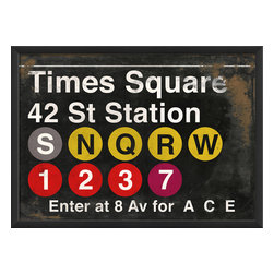 The Artwork Factory - Times Square Station Print - Prints And Posters