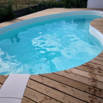 Loupiac - Piscine Terrasse