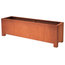 Adezz Corten Steel Planter, Andes Trough with Feet, 120x50x60cm