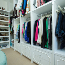 benches in closet