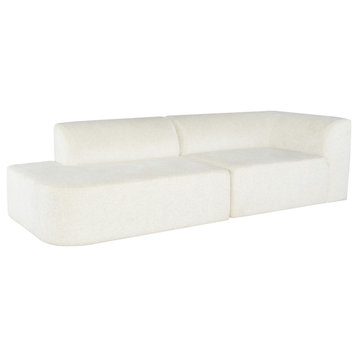 Isla Coconut Fabric Triple Seat Sofa, HGSC838