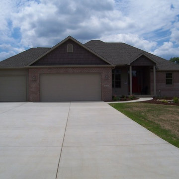 New home front elevation